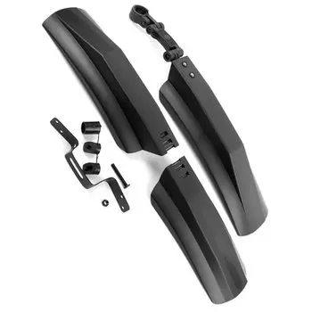 Крылья велосипедные Vinca Sport, широкие, комплект, 20"-26", черные, HN 58 OEM