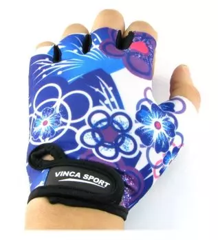 Велоперчатки детские Vinca sport VG 930 child, цветные