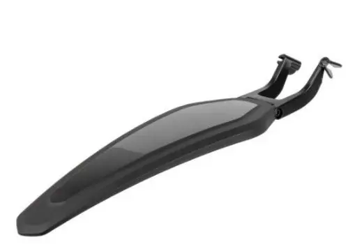 Крыло M-WAVE MUD MAX SEAT SHORT, пластик. 26"-29 заднее, быстросъемное, крепление на рейлы, черный, 5-385139