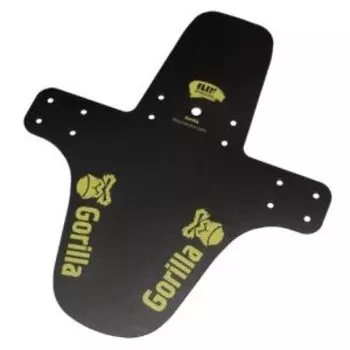 Крыло-мини велосипедное Gorilla длинное, желтая графика, черный, IP-GL-YEL