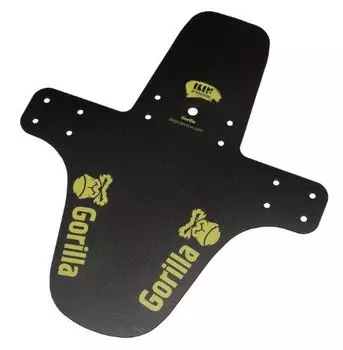 Крыло-мини велосипедное Gorilla длинное, желтая графика, черный, IP-GL-YEL