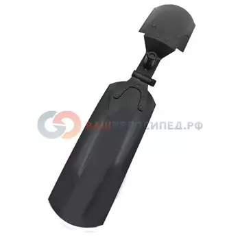 Крыло NANDUN переднее SP-151 26", для фэтбайка, пластик, с крепежом, черное