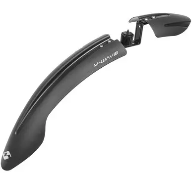 Крыло переднее для M-WAVE PLUS BIKE MUD MAX PLUS QR. F, 24-29", ШИРОКОЕ, черное, 5-385072