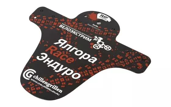 Крыло переднее Gorilla Ялгора.Race, пластик 1 мм, черный