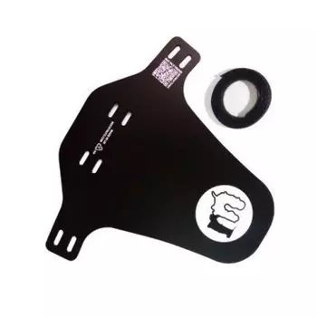 Крыло переднее Mucky Nutz Mini Face Fender, черный, MN0046