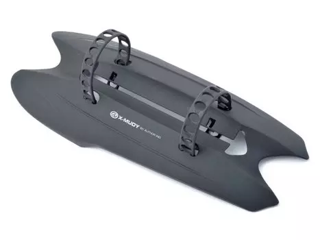 Крыло-щиток универсальное Author X-Mudy пластик, переднее на раму, быстросъемное, черное 8-16150025