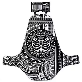 Крыло велосипедное Mucky Nutz Face Fender, переднее, Tribal Maori, MN0216