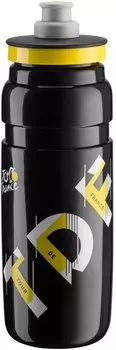 Фляга велосипедная ELITE Fly TOUR DE FRANCE, 750 мл, черный, EL0160725