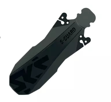 Крыло велосипедное SKS S-GUARD, заднее, сверхлегкий пластик, 24 гр, черный, 0-11654