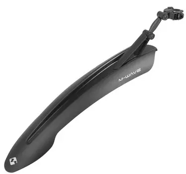 Крыло заднее для PLUS BIKE MUD MAX PLUS QR. R M-WAVE, 24-29", ШИРОКОЕ, черное, 5-385073