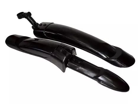 Крыло заднее Vinca Sport, 24"-26", пластик, черное, HN 09 rear