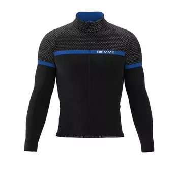 Веломайка длинный рукав Biemme PUNTA VELENO AC08, черно-синий 2020