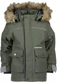 Куртка детская DIDRIKSONS BJORNEN KID'S PARKA 300 тёмно-зелёный, 504792 (100)