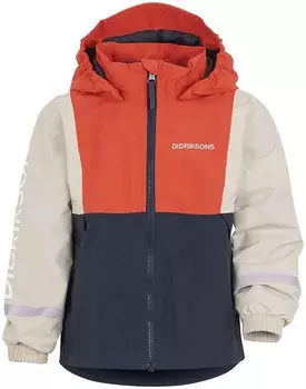 Куртка детская DIDRIKSONS BLOCK KIDS JKT, маково-оранжевый, 503585