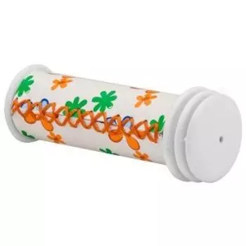 Грипсы велосипедные Velo VLG-200-1, 105, без lock-on, бело-зелено-оранжевые, LU077570, ST (150185)