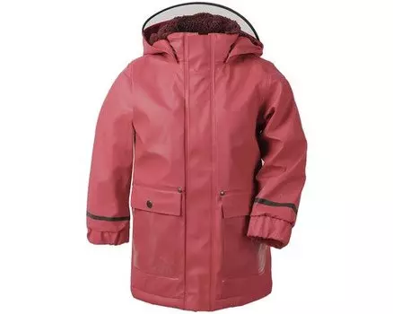 Куртка детская Didriksons EKHOLM KIDS COAT, красная малина, 502732