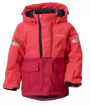 Куртка детская Didriksons KOTORI KIDS PARKA, маковый, 500637