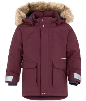 Куртка детская Didriksons KURE KIDS PARKA, 421 сливовый, 503380 (Размер: 90 )
