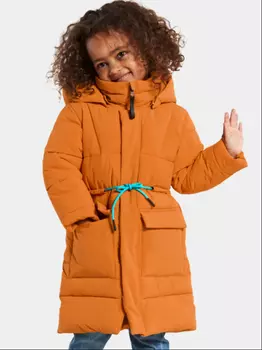 Куртка детская DIDRIKSONS MACHI KIDS PARKA 251, оранжевый, 503847 (Размер: 100)