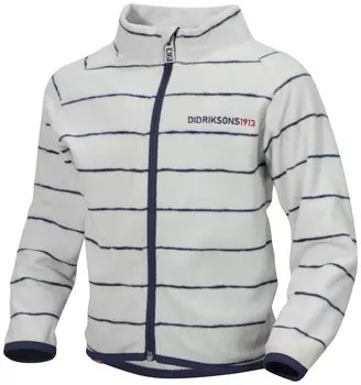 Куртка детская Didriksons MONTE KIDS PR JKT, светло-серый в полоску, 574229 (Размер: 80)