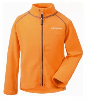 Куртка детская Didriksons MONTE MICROFLEECE, морковный, 502008