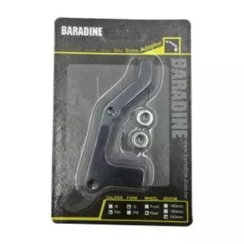 Адаптер для велотормоза BARADINE Postmount, задний, 203 мм, черный, PM-IS-R203