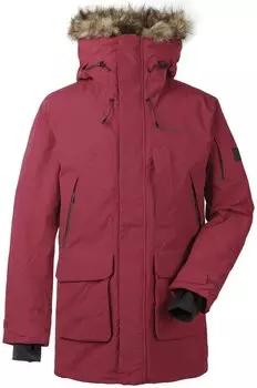 Куртка мужская Didriksons MARCEL USX PARKA, простой красный, 502594