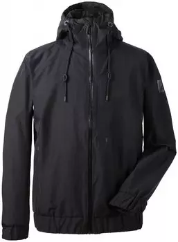 Куртка мужская Didriksons MIKKEL USX RAIN HOOD, черный, 502113