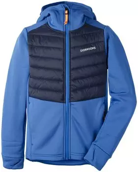 Куртка подростковая Didriksons HALDEN BS HYBRID HOODIE, синий, 502383