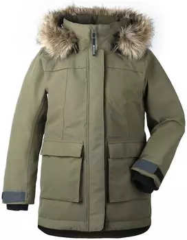 Куртка подростковая Didriksons HEIJKENSKJOLD, серо-зеленый, 501901 (Размер: 160)