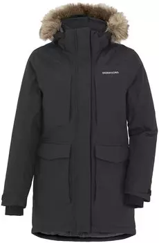 Куртка подростковая Didriksons JAMILA GIRL'S PARKA, черный, 503433