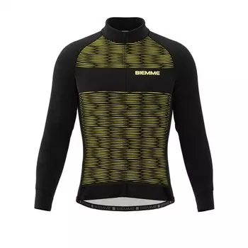 Куртка велосипедная Biemme CRITERIUM AC14, черно-желтый 2020, A30L1022M (Размер: M)