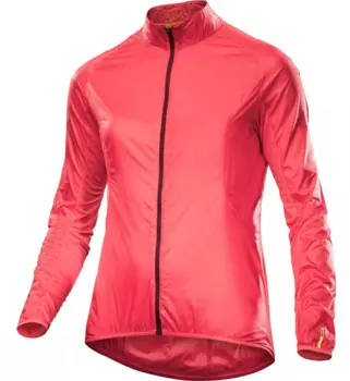 Куртка велосипедная MAVIC Sequence Windstop, женская, бордовая, 398117, 2018