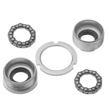 Детали каретки XR-BB04W, чашка каретки, контргайка, подшипник каретки 1/4"х9, серебристый, XR-BB04W, 160069, LU086274