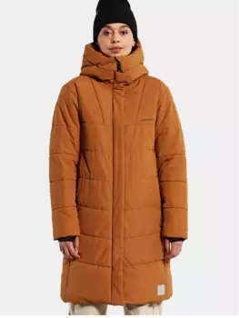 Куртка женская Didriksons AMINA WNS PARKA, оранжево-коричневый, 503881 (Размер: 32 )