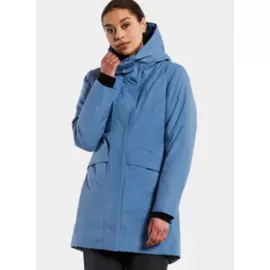 Куртка женская Didriksons CAJSA WNS PARKA, атлантический голубой, 503908 (Размер: 34)