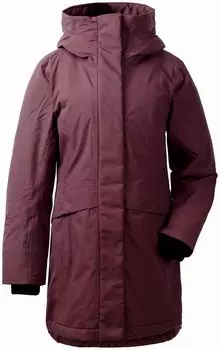 Куртка женская Didriksons CAJSA WNS PARKA, бургундия, 502775
