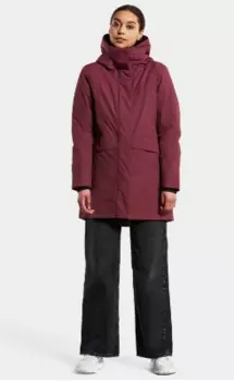 Куртка женская Didriksons CAJSA WNS PARKA, гранатовый, 503908 (Размер: 32)