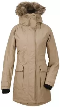 Куртка женская DIDRIKSONS MEJA WNS PARKA, 443 бежевый шторм, 503506