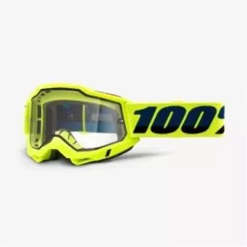 Веломаска 100% Accuri 2 Enduro Goggle Fluo Yellow / Clear Dual Lens, 50221-501-04
