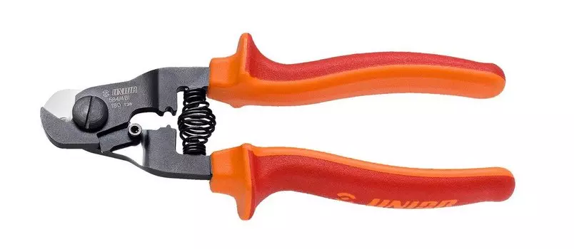 Кусачки UNIOR для рубашки троса,180 мм, красные, 584/4BI-US