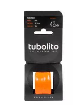 Легкая велокамера ELVEDES Tubo-ROAD-700C-SV42, ширина 18 – 28 мм, для шоссейного, под диск и ободной, вес 38 г, 33000030