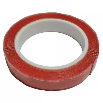 Лента адгезивная Barbieri, для велотрубок, 18 мм x 4,10 м, красный, NAS/TUBO