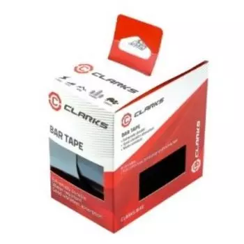 Лента на руль CLARKS CHBT-0101 EVA BARTAPE+крепеж+заглушки на руль, толщ. 3мм, черная, 3-263