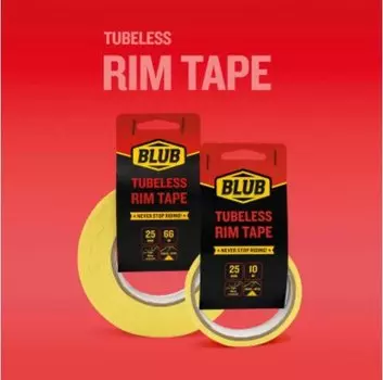 Лента ободная бескамерная Blub Tubeless Rim Tape 25mm x 9.14m, blubrimtape25x9
