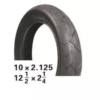 Покрышка HOTA 12 1/2 х 2 1/4 слик, черная, NEW, 09-500236