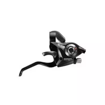 Шифтер Shimano Tourney ST-EF 51 с тросом L-2050мм, правый, 9 скоростей, черный, ASTEF51AR9AL