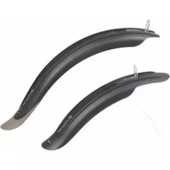 Крылья велосипедные M-WAVE, пластик, 16-20", черный, 5-386033