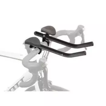 Лежак на руль M-WAVE TRI BAR AERO H, алюминий, 31,8 мм, с адаптером 25,4, регулируемый, черный, 5-403742