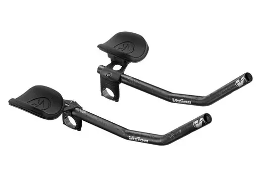 Лежак велосипедный FSA TRIMAX Carbon Clip-On TT, J-bend, 31,8*280-355mm, 670-0290013030